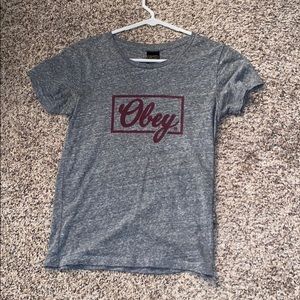 Grey and Maroon tshirt